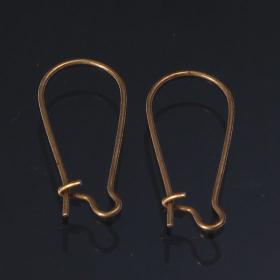 Bigiel zamykany na haczyk 24 mm kolor miedziany