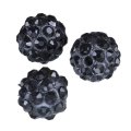 Koralik typu shamballa kulka z cekinami