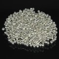 Koraliki szklane srebrne 2.6 mm opakowanie 7 g